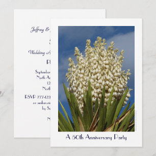 Einladung zur 50-Jahr-Feier Flowering Yucca