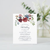 Einladung zur 70. Geburtstagsparty in Burgund (Stehend Vorderseite)