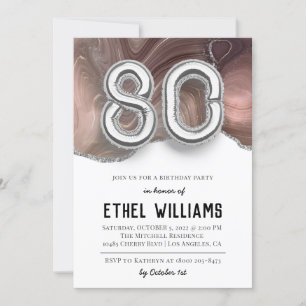 Einladung zur 80. Geburtstagsfeier