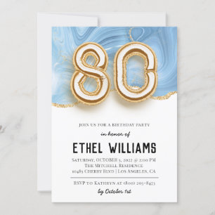 Einladung zur 80. Geburtstagsfeier