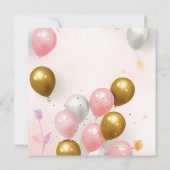 Einladung zur 80. Geburtstagskarte (Rückseite)