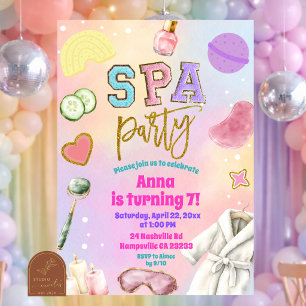Einladung zur Abitur-Spa-Party-Geburtstagsfeier
