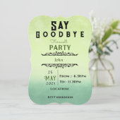 Einladung zur Abschiedszeit (Stehend Vorderseite)