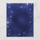 Einladung zur Abschluss des  "Navy Blue Glitzer" (Rückseite)