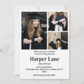 Einladung zur Abschlussfeier (Rückseite)