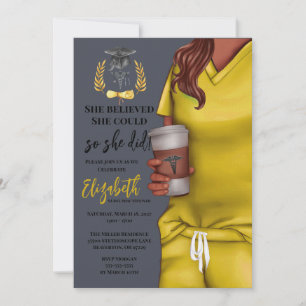 Einladung zur Abschlussfeier der Yellow Scrubs Med