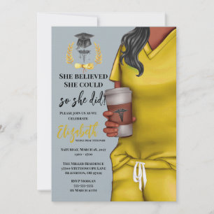 Einladung zur Abschlussfeier der Yellow Scrubs Med