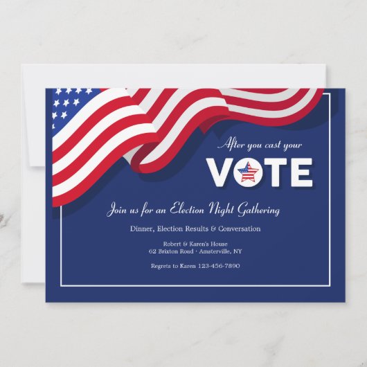 Einladung zur Abstimmung (Vorderseite)