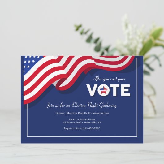 Einladung zur Abstimmung (Stehend Vorderseite)