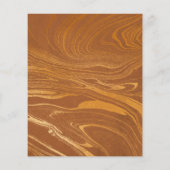 Einladung zur Abstrakten Art Gold-Engagement-Parte (Rückseite)