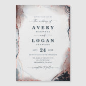 Einladung zur abstrakten ätherischen Hochzeit (Vorderseite)