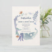 Einladung zur abstrakten Lässigen Bestätigung (Stehend Vorderseite)