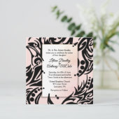 Einladung zur abstrakten Stammeshochzeit (Stehend Vorderseite)