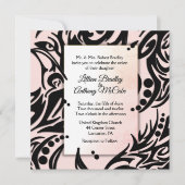 Einladung zur abstrakten Stammeshochzeit (Vorderseite)