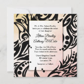 Einladung zur abstrakten Stammeshochzeit (Vorderseite)