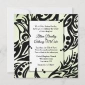 Einladung zur abstrakten Stammeshochzeit (Vorderseite)