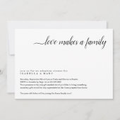 Einladung zur Adoption (für ältere Kinder) (Vorderseite)