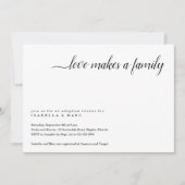 Einladung zur Adoption (für Kleinkinder oder Klein (Vorderseite)