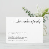 Einladung zur Adoption (für Kleinkinder oder Klein (Stehend Vorderseite)