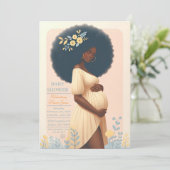 Einladung zur afrikanischen amerikanischen Kinderd (Stehend Vorderseite)