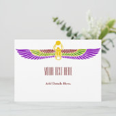 Einladung zur ägyptischen Geburtstagspartei - einf (Stehend Vorderseite)