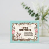 Einladung zur Alice im Wunderland (Stehend Vorderseite)