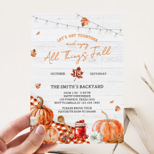 Einladung zur All Things Fall Festival-Party