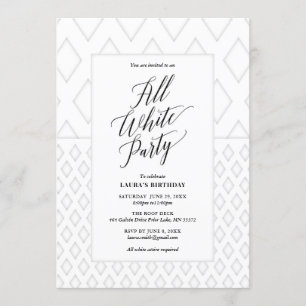 Einladung zur All-White-Party
