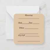 Einladung zur Altersvorsorge (Rückseite)