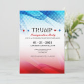 Einladung zur amerikanischen Feier (Stehend Vorderseite)