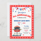 Einladung zur amerikanischen Grillparty (Vorderseite)