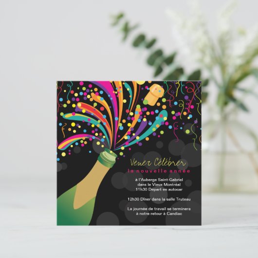 Einladung zur Anhörung der Bürger der Nouvelles An (Stehend Vorderseite)