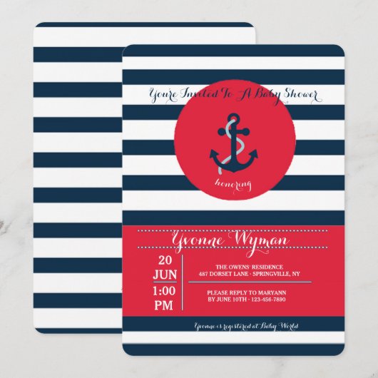 Einladung zur Ankerbucht (Vorne/Hinten)