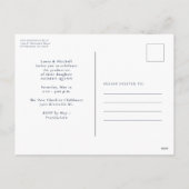 Einladung zur Ankündigung eines Abschlusses der kl (Rückseite)