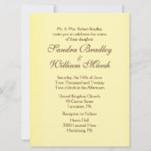 Einladung zur antiken Braut (Rückseite)