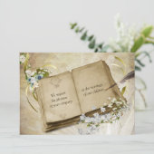 Einladung zur antiken Hochzeit (Stehend Vorderseite)