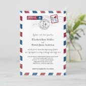 Einladung zur antiken Luftpost (Stehend Vorderseite)