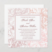 Einladung zur antiken Rose (Vorne/Hinten)