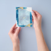 Einladung zur Aquarell Beach Graduation Party Flyer (Gruppe)