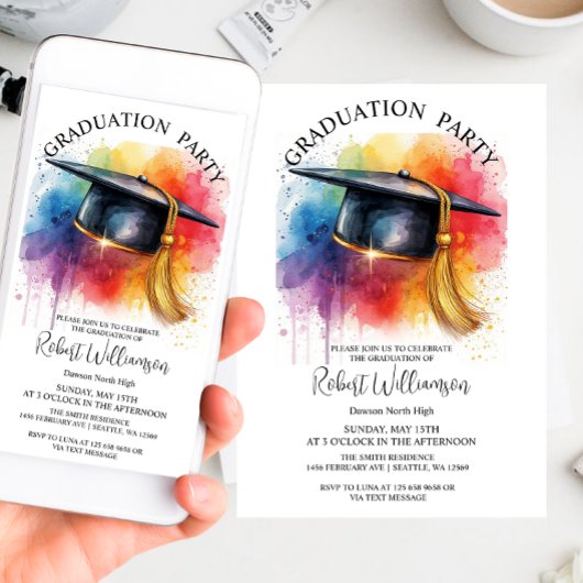 Einladung zur Aquarellmütze