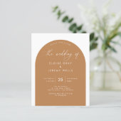 Einladung zur Arch-Hochzeit (Stehend Vorderseite)