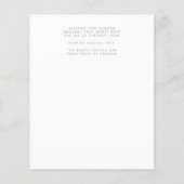 Einladung zur Arch-Hochzeit (Rückseite)