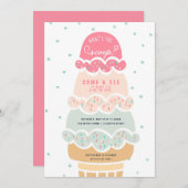 Einladung zur Aufdeckung des Eis (Vorne/Hinten)