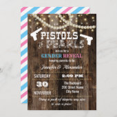 Einladung zur Aufdeckung von Pistolen oder Perlen (Vorne/Hinten)