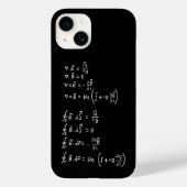 Einladung zur Aufkleber-Formel für Physik Case-Mate iPhone Hülle (Rückseite)