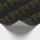 Einladung zur Aufkleber-Formel für Physik Geschenkpapier (Ecke)