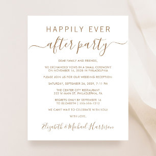 Einladung zur Aufnahme von Gold Script-Hochzeiten