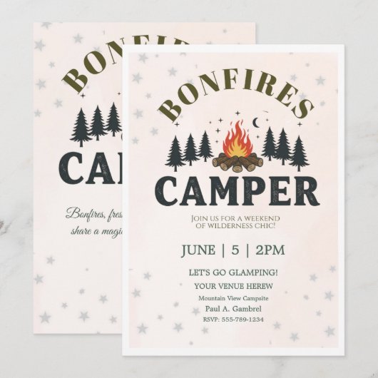 Einladung zur Außennacht (Vorne/Hinten)