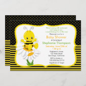 Einladung zur Baby-Babydusche (Vorne/Hinten)