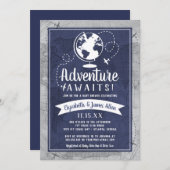 Einladung zur Baby-Dusche (Vorne/Hinten)